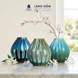  Lọ Hoa Dáng Búp Sen Men Hỏa Biến - Quà Tặng Decor Sang Trọng 