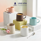  Cốc sứ men mờ dáng basic dùng uống nước, trà, cà phê, dung tích 575ml, Cốc Seed Heritage xuất khẩu 