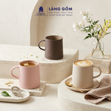  Cốc sứ men mờ dáng basic dùng uống nước, trà, cà phê, dung tích 575ml, Cốc Seed Heritage xuất khẩu 