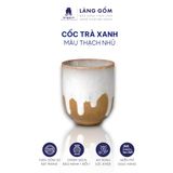  Cốc trà xanh không quai men hỏa biến dung tích 180ml 