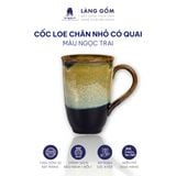  Cốc loe chân nhỏ có quai men hỏa biến 250ml, 320ml 