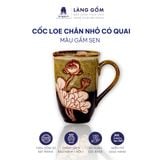  Cốc loe chân nhỏ có quai men hỏa biến 250ml, 320ml 