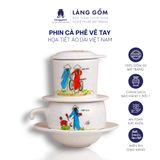  Phin cà phê hoạ tiết áo dài Việt Nam tinh khôi 