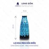  Bình hoa men hỏa biến dáng Chai sóng cổ bé (TH) 