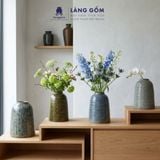  Lọ Hoa Men Hỏa Biến Dáng Chuông Gốm Sứ Bát Tràng Cao Cấp - Trang Trí Nhà, Cắm Cành Đào Huyền, Cành Lê 