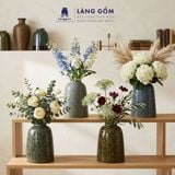  Lọ Hoa Men Hỏa Biến Dáng Chuông Gốm Sứ Bát Tràng Cao Cấp - Trang Trí Nhà, Cắm Cành Đào Huyền, Cành Lê 