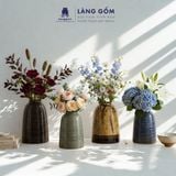  Lọ Hoa Men Hỏa Biến Dáng Chuông Gốm Sứ Bát Tràng Cao Cấp - Trang Trí Nhà, Cắm Cành Đào Huyền, Cành Lê 