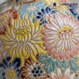  Lọ Hoa Chạm Khắc Bách Hoa Dáng Giọt Nước Gốm Sứ Biên Hòa 