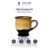 Cốc eo quai to men hỏa biến cao cấp, dung tích 500ml 