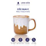  Cốc quai C men hỏa biến, dung tích 250ml 