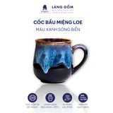  Cốc bầu miệng loe có quai (mug cup) 400ml men hỏa biến 