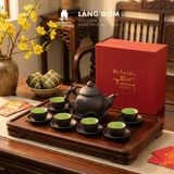  Bộ Ấm Trà Đất Nung Bát Tràng Cao Cấp - Set Quà Tặng Sang Trọng Biếu Đối Tác, Khách Hàng, Người Thân 