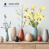  Lọ hoa, Bình hoa men matte - Gốm sứ Bát Tràng cao cấp dùng làm quà tặng, trang trí - LÀNG GỐM 