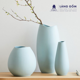  Lọ hoa, Bình hoa men matte - Gốm sứ Bát Tràng cao cấp dùng làm quà tặng, trang trí - LÀNG GỐM 