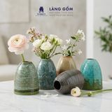  Bình hoa gốm Bát Tràng dáng chuông mini men hỏa biến – Dòng thủ công tuyển chọn - Làng Gốm 