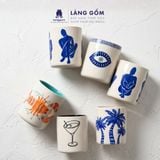  Lọ hoa vẽ tay trang trí nghệ thuật - Bình sứ decor phong cách hiện đại - Gốm sứ Bát Tràng cao cấp 