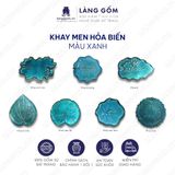 Bộ ấm chén men hoả biến dáng quả lê 