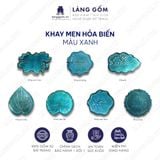  Bộ ấm chén men hỏa biến dáng quả hồng (TH) 