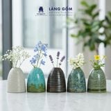  Bình hoa gốm Bát Tràng dáng chuông mini men hỏa biến – Dòng thủ công tuyển chọn - Làng Gốm 