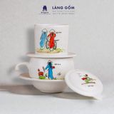  Phin cà phê hoạ tiết áo dài Việt Nam tinh khôi 