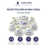  Bộ ấm tích pha trà hoạ tiết vẽ tay (TH) 