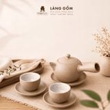  Bộ Ấm Chén Nhị Ẩm Gốm Hồng Sa Bát Tràng - Trà Cụ Thủ Công Tối Giản - Quà Tặng Cao Cấp Sang Trọng 