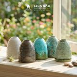  Bình hoa gốm Bát Tràng dáng chuông mini men hỏa biến – Dòng thủ công tuyển chọn - Làng Gốm 