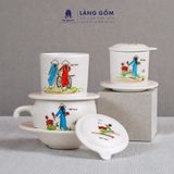  Phin cà phê hoạ tiết áo dài Việt Nam tinh khôi 