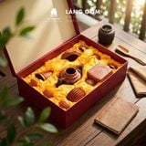  Bộ Ấm Trà Đất Nung Bát Tràng Cao Cấp - Set Quà Tặng Sang Trọng Biếu Đối Tác, Khách Hàng, Người Thân 