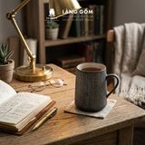  Cốc gại, ly sứ uống nước họa tiết gại tay thủ công, hàng xuất Châu Âu - Gốm sứ Bát Tràng xuât khẩu 