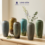  Bình hoa men hỏa biến dáng ống dù (TH) 