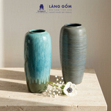  Bình hoa men hỏa biến dáng ống dù (TH) 