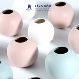  Bình Hoa Mini Decor Tối Giản, Bình Gốm Trang Trí Bàn Làm Việc, Phòng Khách - Gốm Sứ Bát Tràng Cao Cấp 