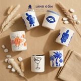  Lọ hoa vẽ tay trang trí nghệ thuật - Bình sứ decor phong cách hiện đại - Gốm sứ Bát Tràng cao cấp 