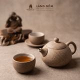  Bộ Ấm Chén Nhị Ẩm Gốm Hồng Sa Bát Tràng - Trà Cụ Thủ Công Tối Giản - Quà Tặng Cao Cấp Sang Trọng 