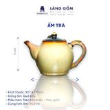  Bộ ấm chén men hỏa biến dáng quả bầu 