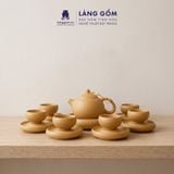  Bộ Ấm Chén Tử Sa Tây Thi Vuốt Tay Thủ Công 250ml Không Tráng Men - Quà Tặng Trà Đạo Sang Trọng Bát Tràng 