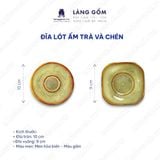  Bộ ấm chén men hỏa biến dáng quả hồng (TH) 