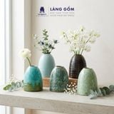  Bình hoa gốm Bát Tràng dáng chuông mini men hỏa biến – Dòng thủ công tuyển chọn - Làng Gốm 