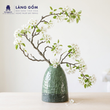  Bình Hoa Men Hỏa Biến Màu Thiên Thanh Bát Tràng - Đủ Dáng Decor 