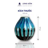  Lọ Hoa Dáng Búp Sen Men Hỏa Biến - Quà Tặng Decor Sang Trọng 