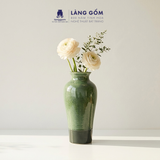  Bình Hoa Men Hỏa Biến Màu Thiên Thanh Bát Tràng - Đủ Dáng Decor 