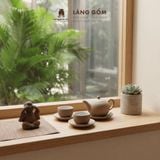  Bộ Ấm Chén Nhị Ẩm Gốm Hồng Sa Bát Tràng - Trà Cụ Thủ Công Tối Giản - Quà Tặng Cao Cấp Sang Trọng 