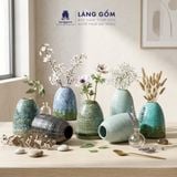  Bình hoa gốm Bát Tràng dáng chuông mini men hỏa biến – Dòng thủ công tuyển chọn - Làng Gốm 