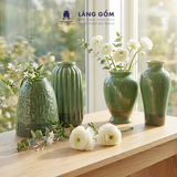  Bình Hoa Men Hỏa Biến Màu Thiên Thanh Bát Tràng - Đủ Dáng Decor 