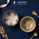  Bộ Ấm Chén Men Hỏa Biến Hoàng Thổ Bát Tràng Cao Cấp 