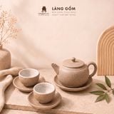  Bộ Ấm Chén Nhị Ẩm Gốm Hồng Sa Bát Tràng - Trà Cụ Thủ Công Tối Giản - Quà Tặng Cao Cấp Sang Trọng 