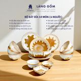  Bộ bát đĩa men hỏa biến món lẻ (TH) 