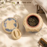  Chum Gốm Bát Tràng Thạch Hoàng Khắc Sen Thủ Công, Chum Sành Trang Trí, Quà Tặng Trang Trí Cao Cấp - Làng Gốm 