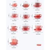  Bộ cốc tách cà phê vân đá kèm đĩa (TH) 